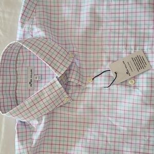 Peter Millar Pink and Blue Sportshirt